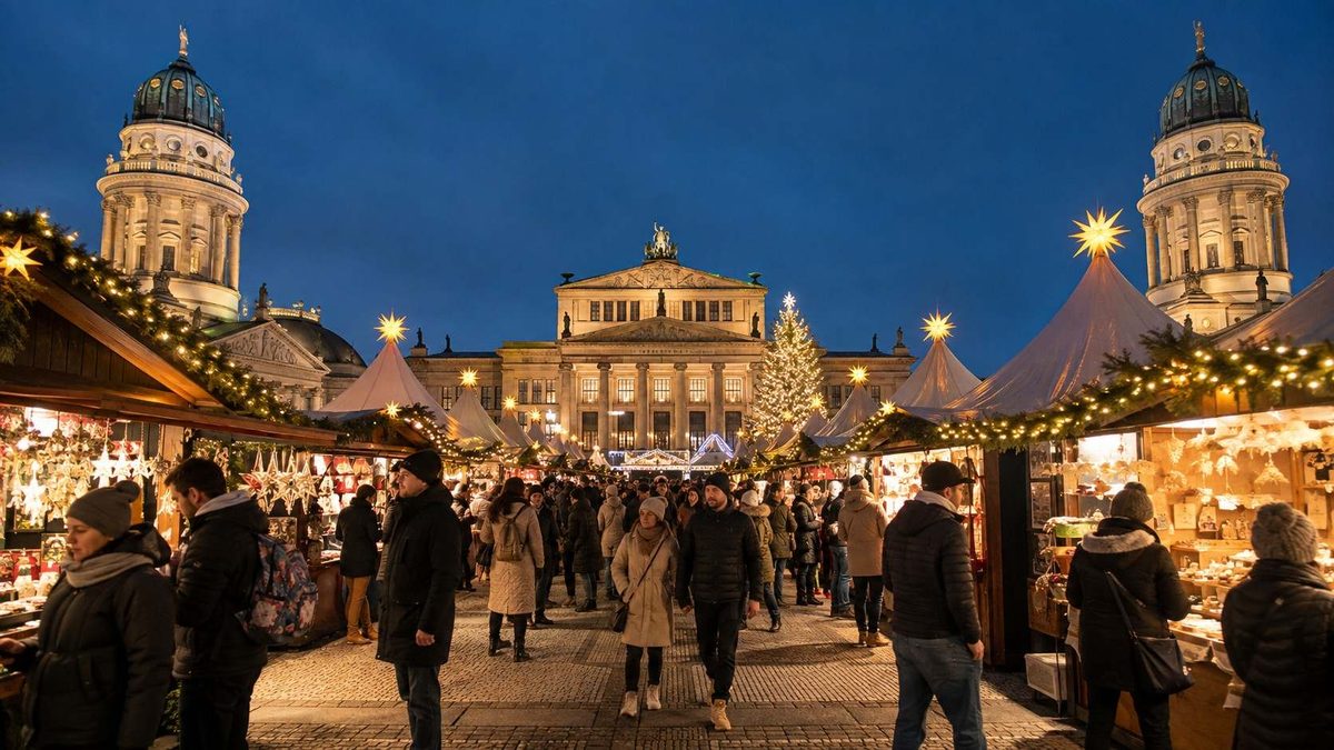 Winter market at gendarmenmarkt