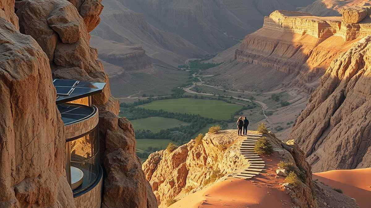 Eco-tourism winter travel