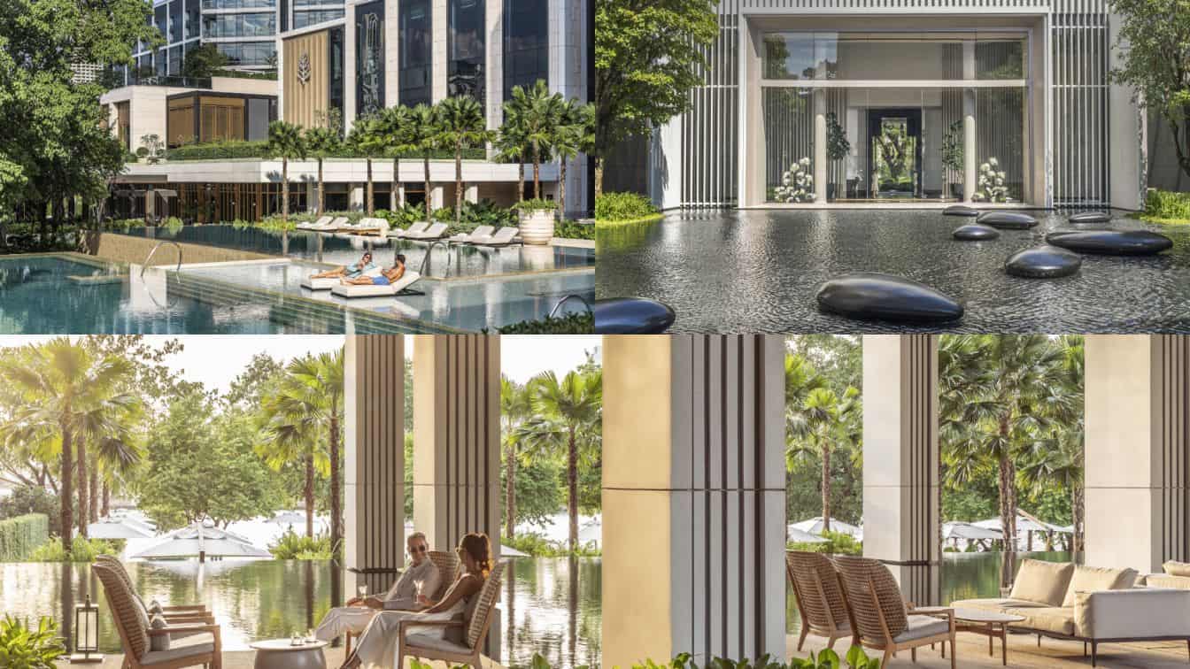 Four-seasons-hotel-bangkok-chao-phraya-river-luxury-2026 - travel and tour world Four seasons hotel bangkok at chao phraya river featuring pools, gardens and luxury riverside spaces.