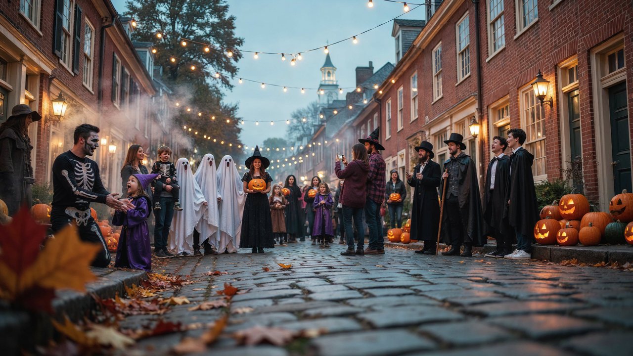 Salem haunted happenings festival 2026 celebrations in salem, massachusetts with halloween decorations and visitors