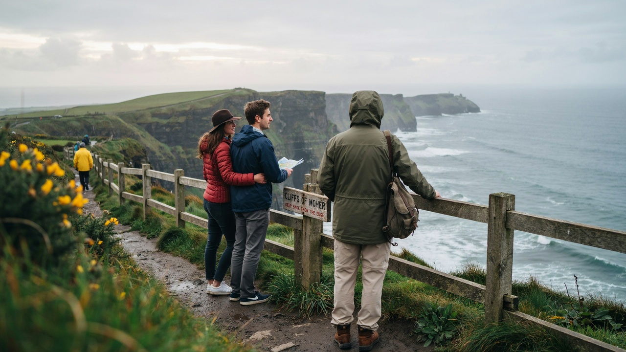 Ireland tourism - travel and tour world Ireland travel rises as warm indian summer weather attracts visitors to coastal towns and scenic regions.
