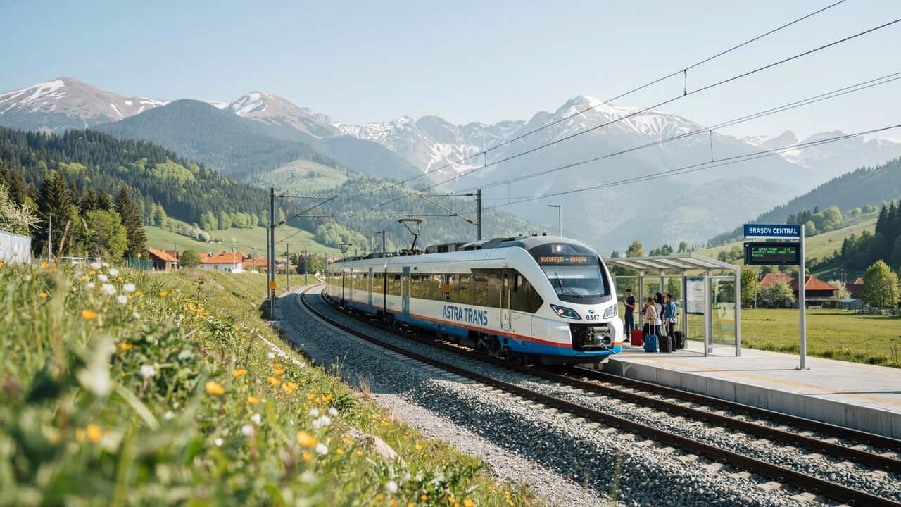 Romania Launches CRRC Electric Train Service on Bucharest–Brașov Route Boosting Rail Tourism and Connectivity