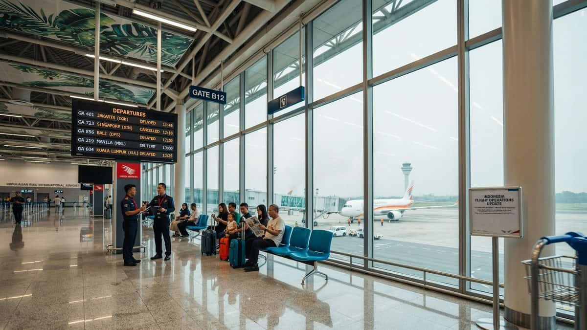 Indonesia airport operations disrupted after mount anak krakatau volcanic ash causes flight closures and alternative airport operations