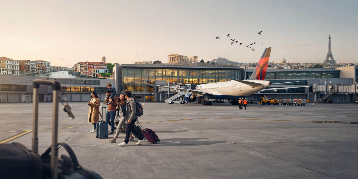 Delta air lines europe routes expansion with us travellers
