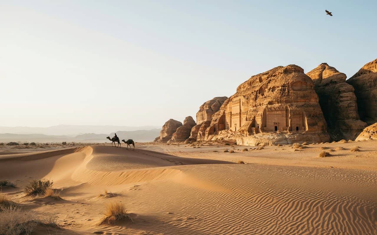 Saudi arabia travel surges as vision 2030 expands tourism through alula, riyadh and red sea experiences.