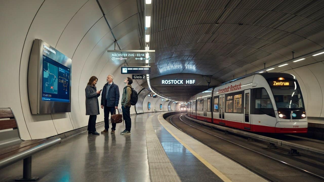 Germany - travel and tour world Siemens mobility signaling x trial operating in rostock tram tunnel for future digital urban rail systems