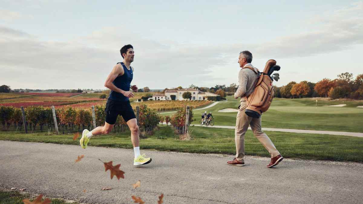 France blends vineyard running with championship golf