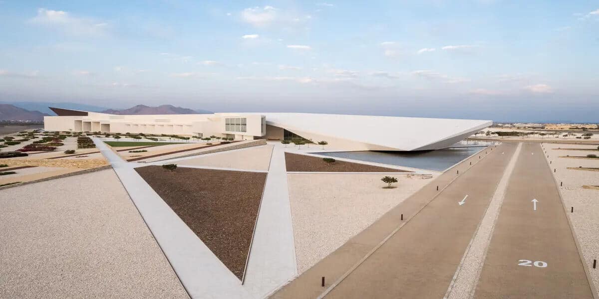 Oman across ages museum showcasing modern architecture and cultural heritage in oman