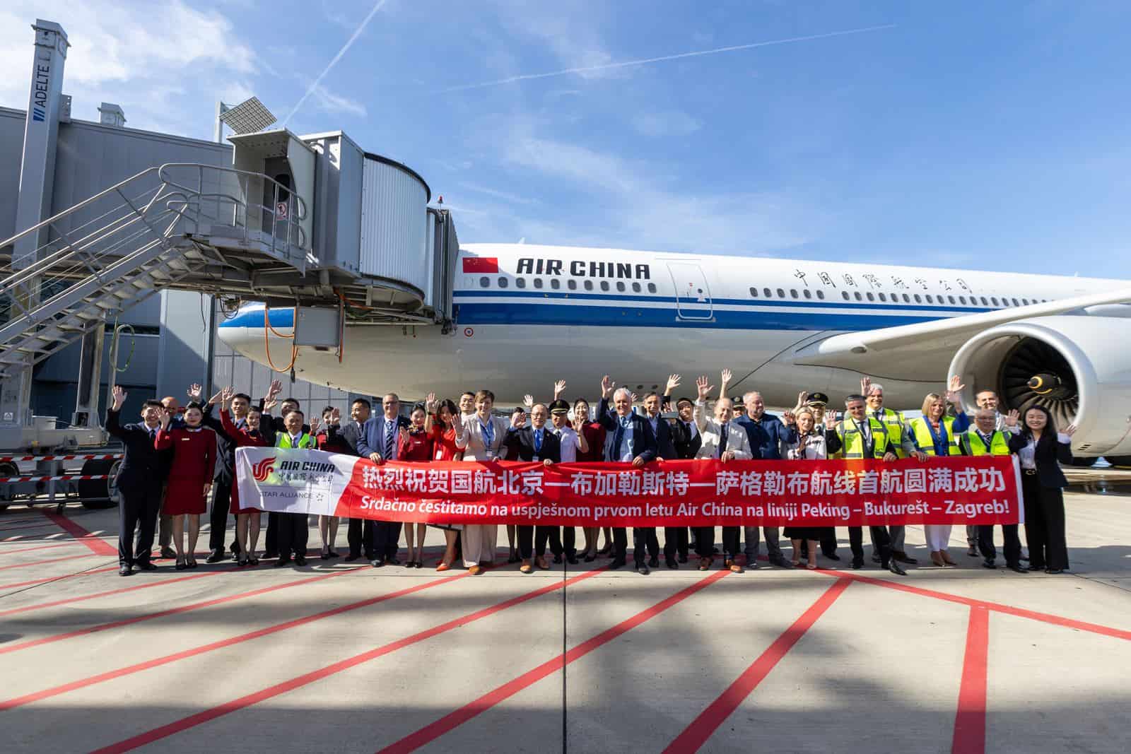 Air china launches a beijing-bucharest-zagreb route