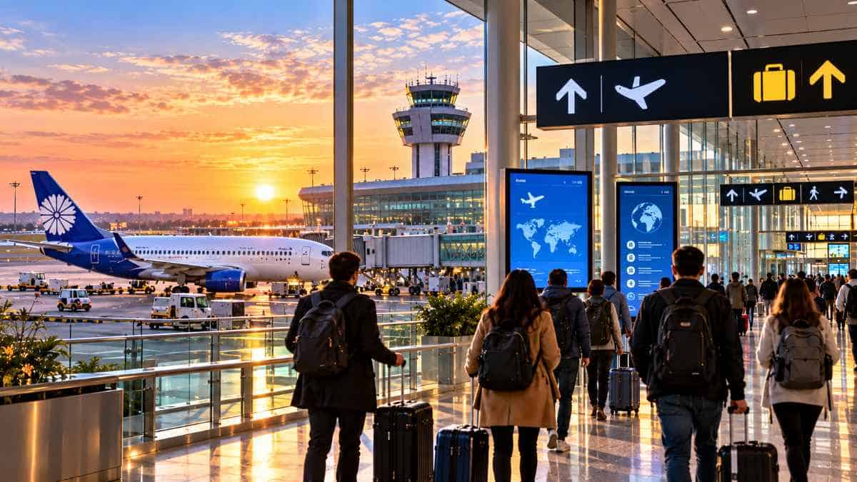 Airport concourse - travel and tour world Minsk airport connects travellers across eurasia