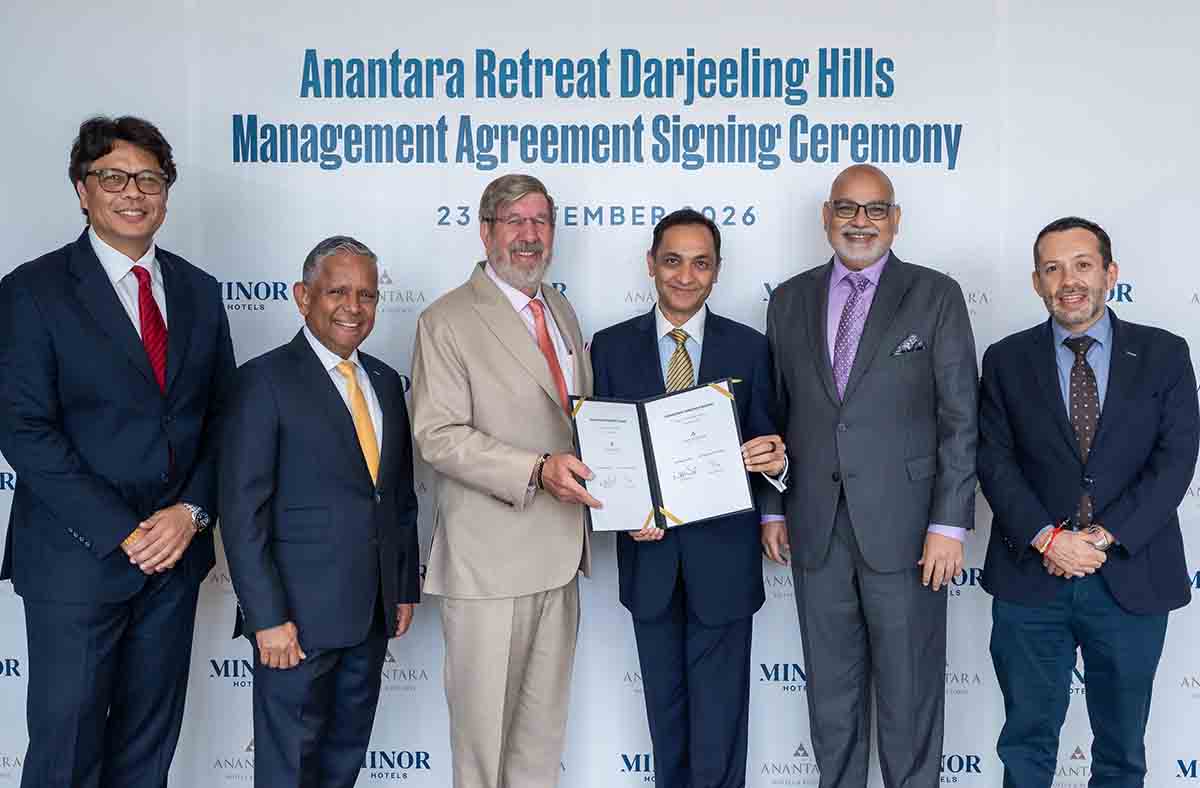 Anantara retreats darjeeling signingjpg - travel and tour world Anantara retreats darjeeling signingjpg