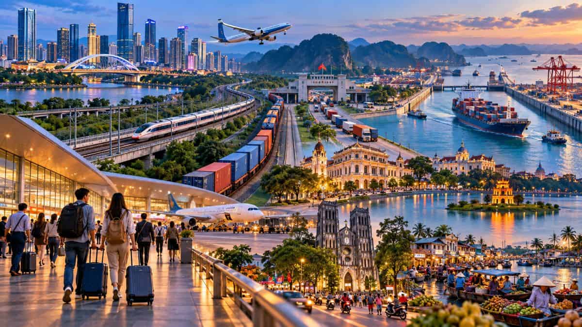 China vietnam - travel and tour world China vietnam transport links connecting rail, air and maritime travel corridors
