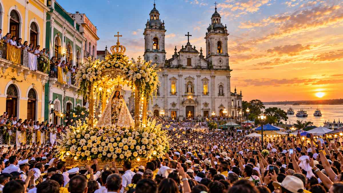 Círio de nazaré - travel and tour world Belém welcomes pilgrims for its annual october celebration