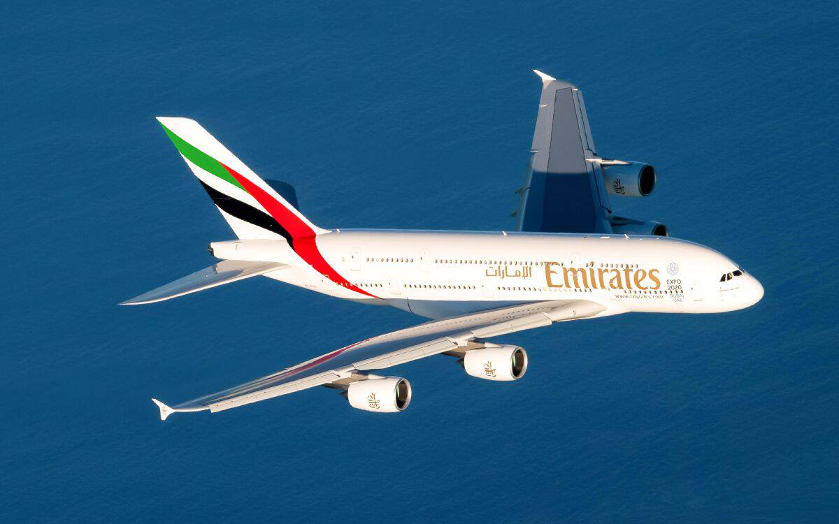 Emirates - travel and tour world Emirates airbus a350-900 approaching addis ababa bole international airport in ethiopia.