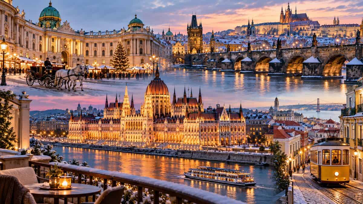 Budapest, vienna, prague and lisbon compete for winter hotel value across four european capitals.