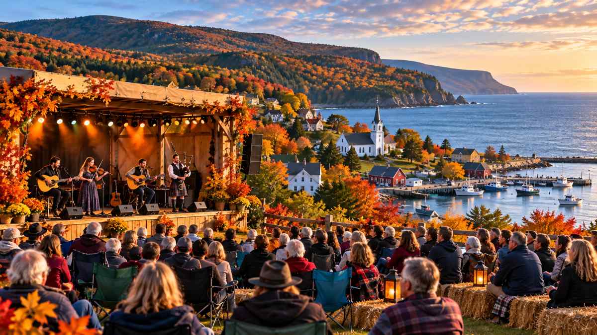 Cape breton&rsquo;s autumn colours frame its celtic music celebrations