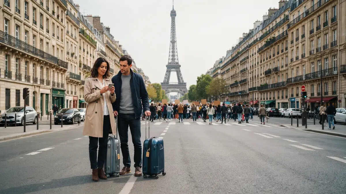 France protests - travel and tour world French protests and potential tourism risks for thailand and indonesia.