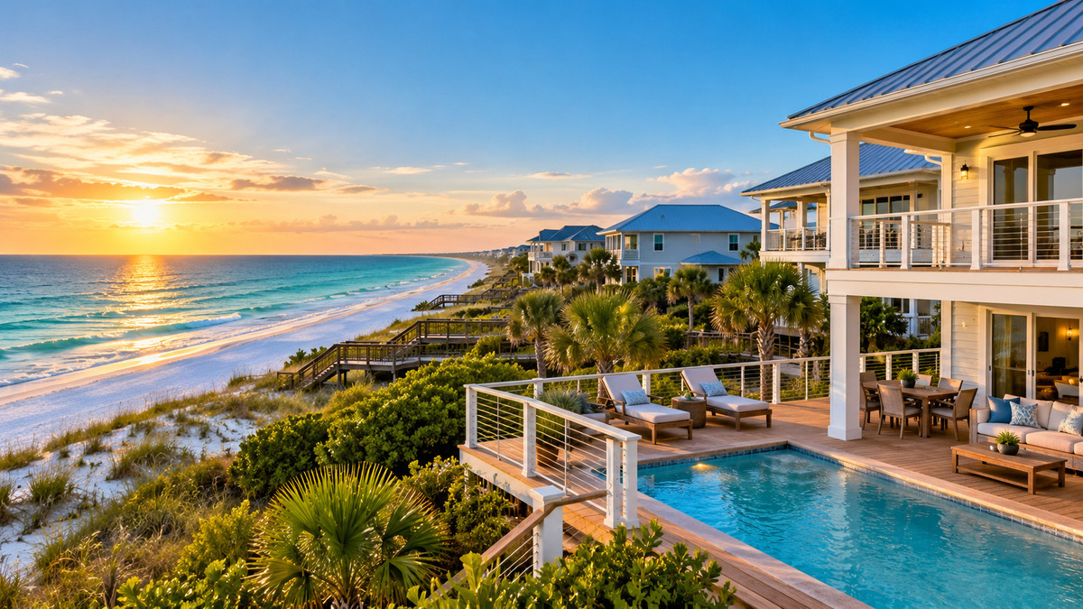 Golden hour coastal retreat 1 - travel and tour world Us vacation rental market