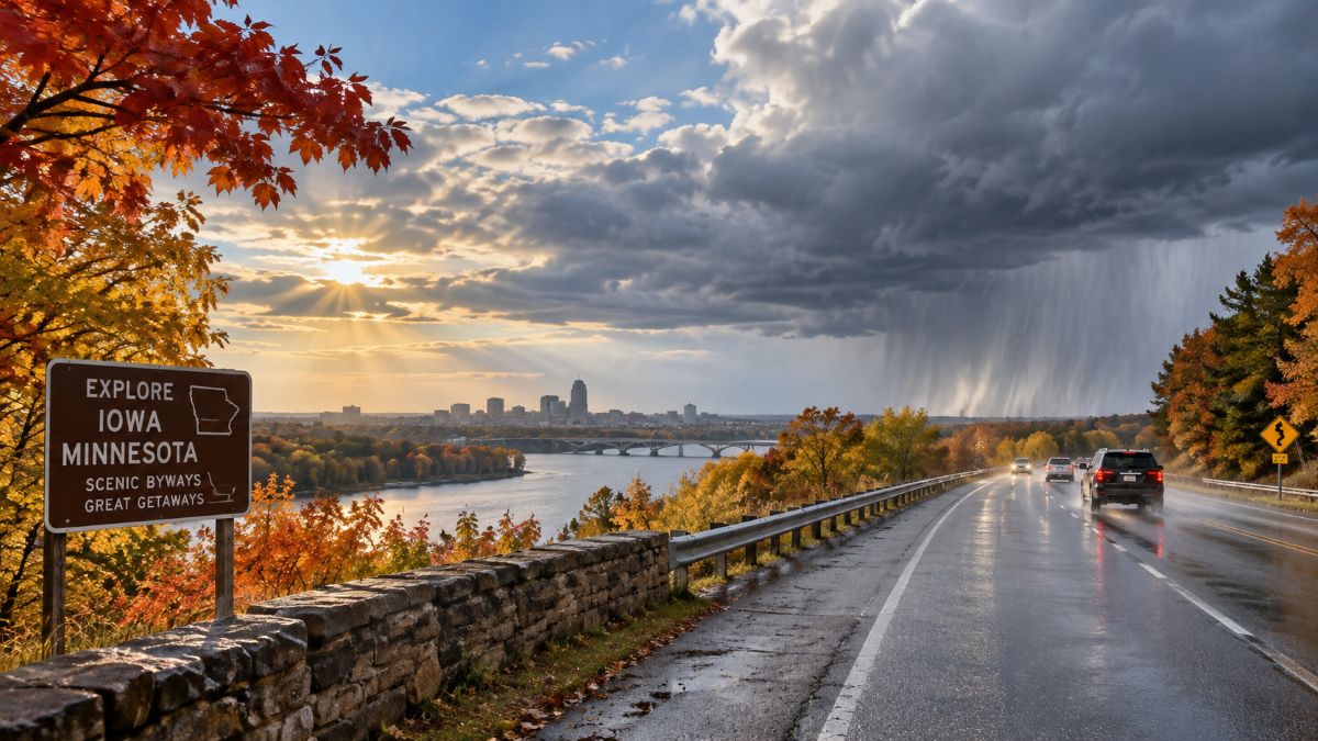 Iowa minnesota travel weather