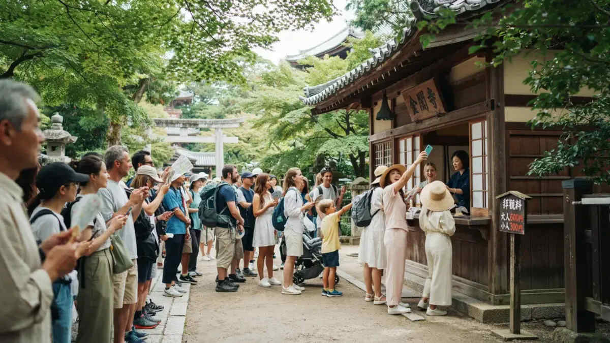 Japan tourism and overtourism concerns amid possible higher fees for foreign visitors.