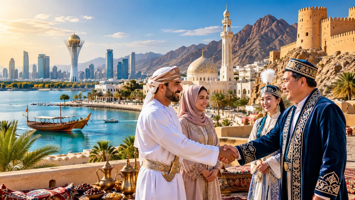 Kazakhstan - travel and tour world Oman and kazakhstan strengthen economic cooperation through investment, logistics, renewable energy and technology partnerships with potential benefits for regional tourism