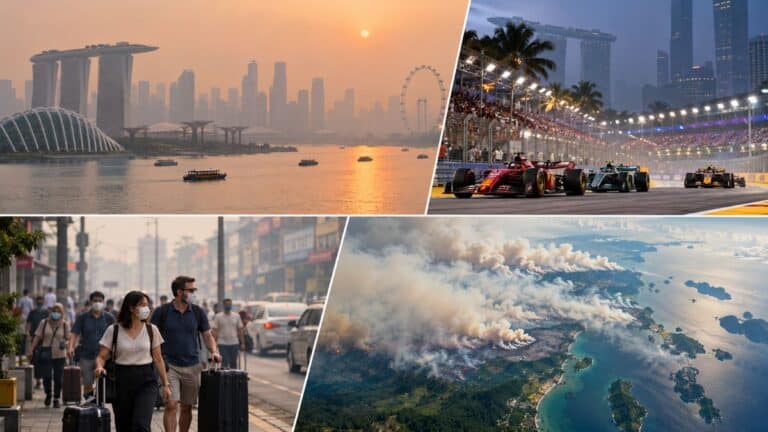 Singapore F1 weekend amid haze affecting Malaysia and Singapore