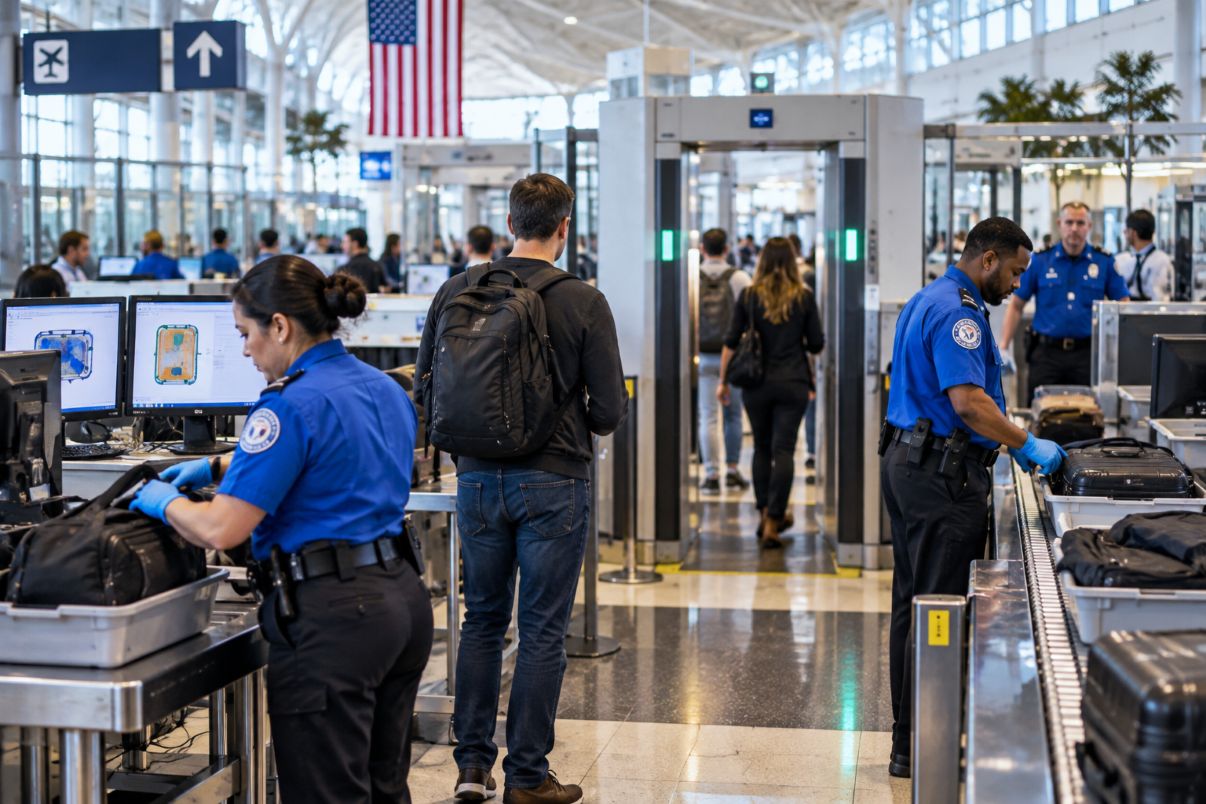 Us airport security checkpoint - travel and tour world Tsa precheck travel may get faster as seven united states airports prepare automated security upgrades in 2026.