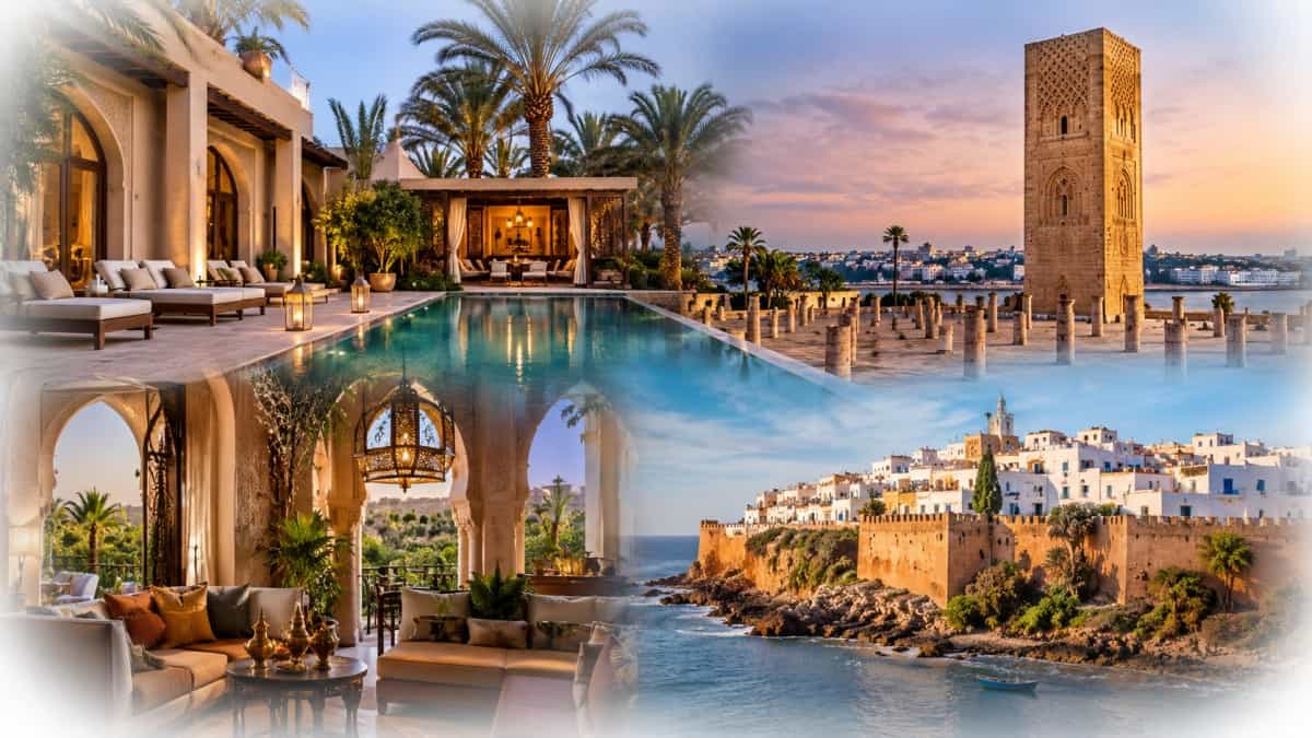 Luxury anantara resort pool rabat