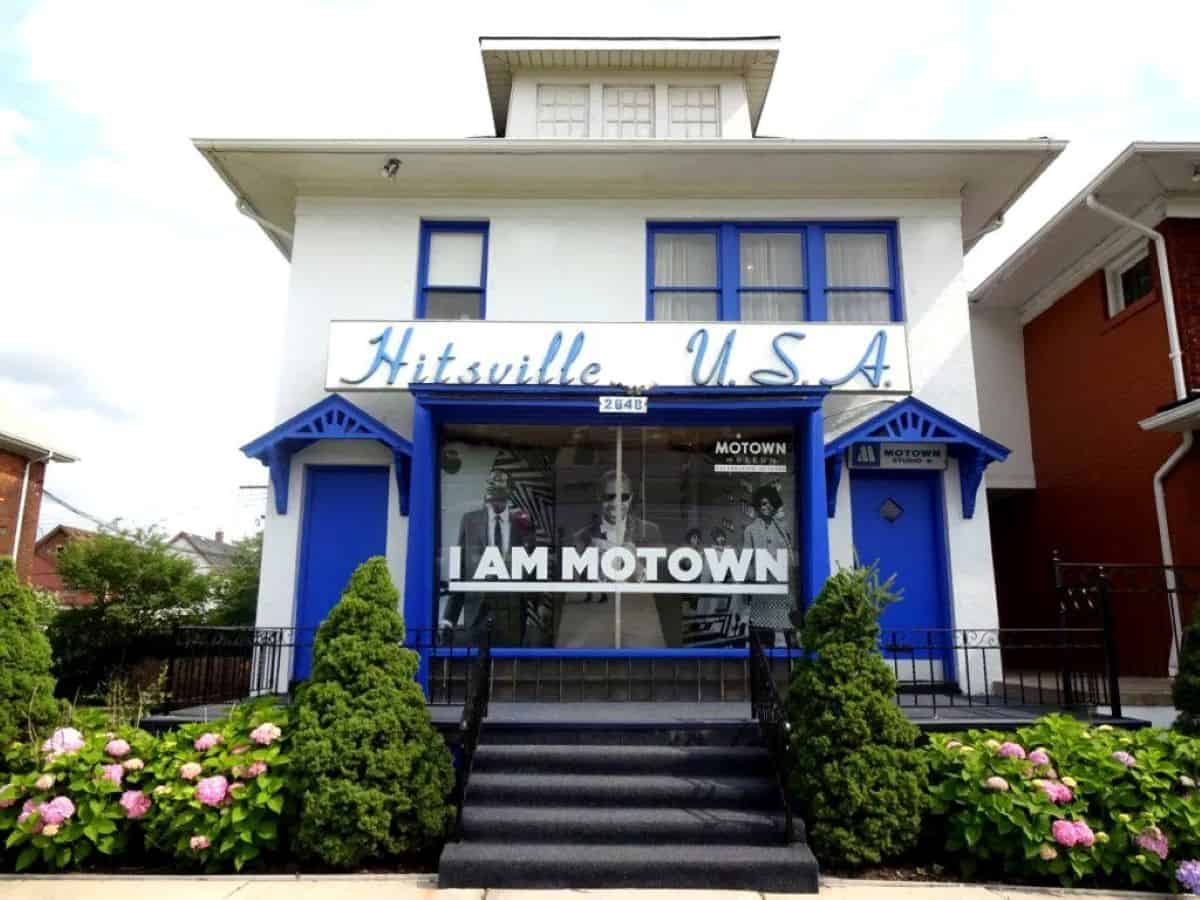 Motown museum - travel and tour world Motown museum’s historic hitsville u. S. A. Building in detroit, michigan, featuring its distinctive blue-and-white façade.