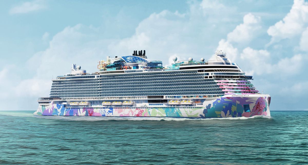 Norwegian Bella to Launch Mediterranean Cruises in May 2028 with New Attractions and Luxury Suites