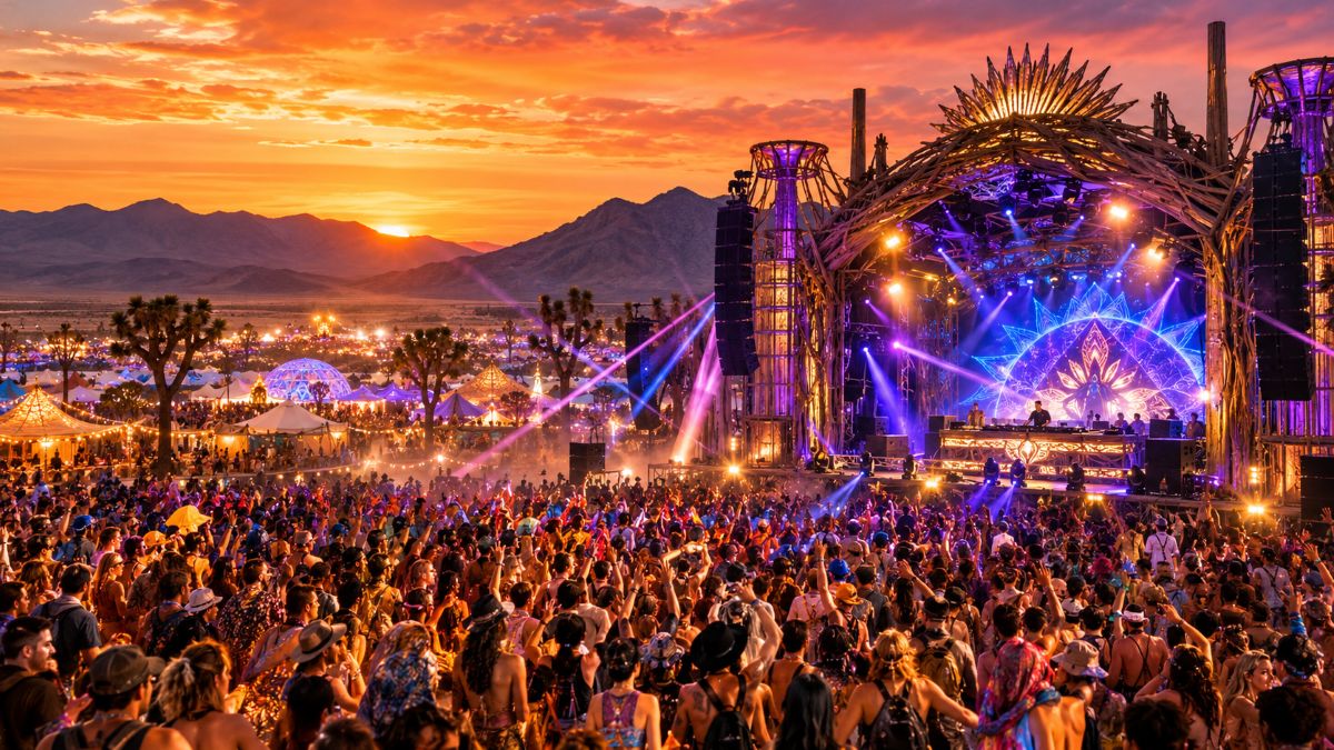Off the grid campout 2026 brings electronic music, art and desert adventures to california