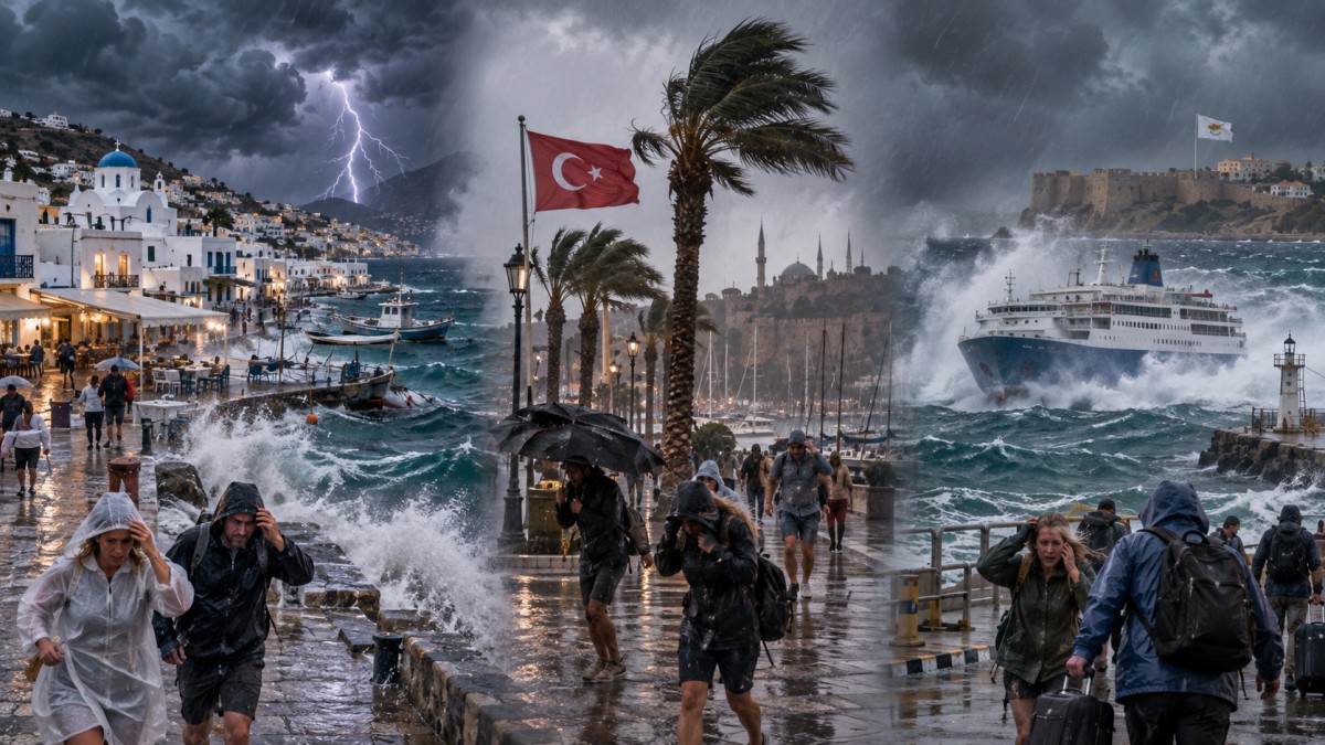 Powerful thunderstorms threaten mediterranean ferries - travel and tour world Thunderstorms threaten tourists and ferries