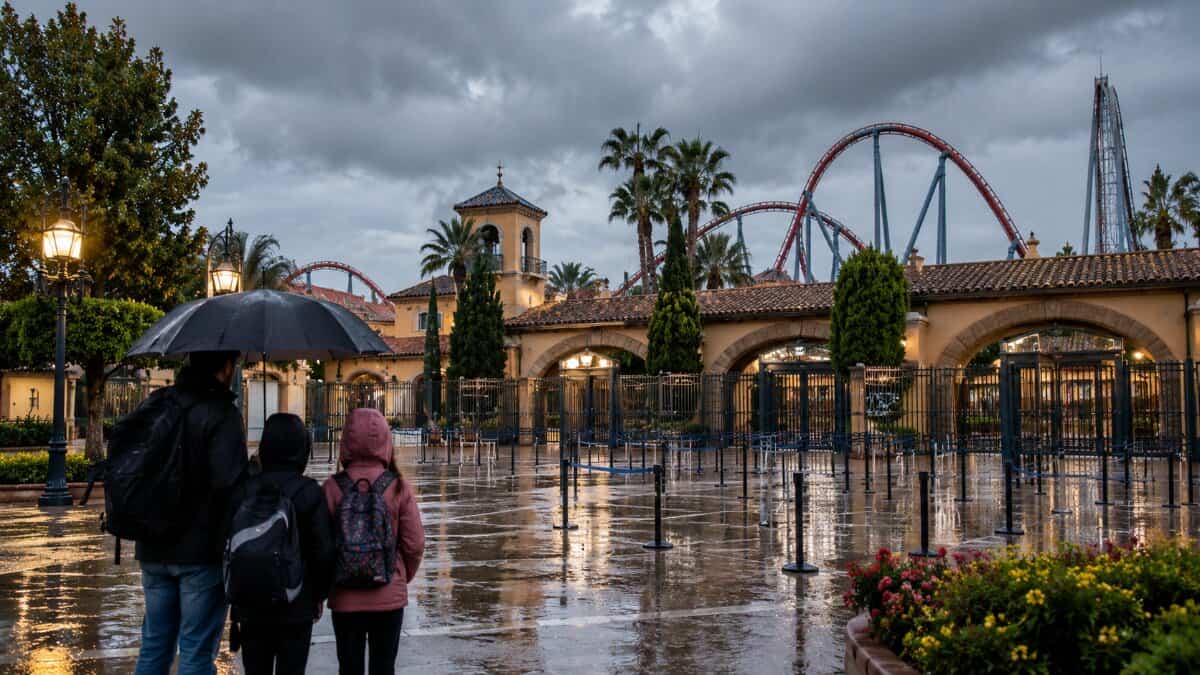 Rainy portaventura
