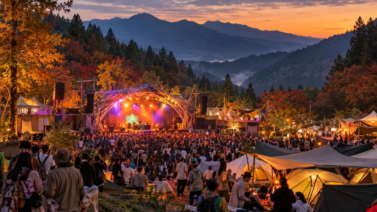 Sawagi festival - travel and tour world Sawagi festival 2026 in japan brings techno, house music and camping to gunma