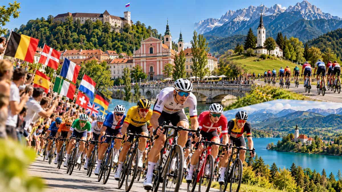 2026 uec european road championships in slovenia with international cyclists racing through ljubljana and gorenjska