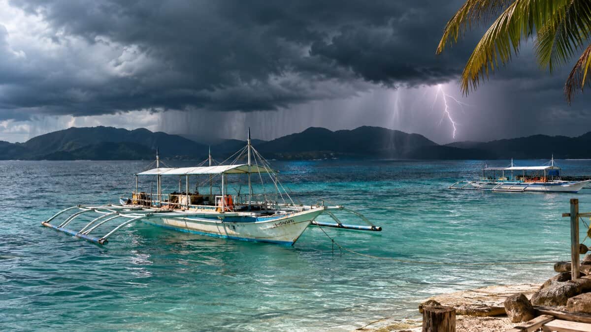 Stormy seascape