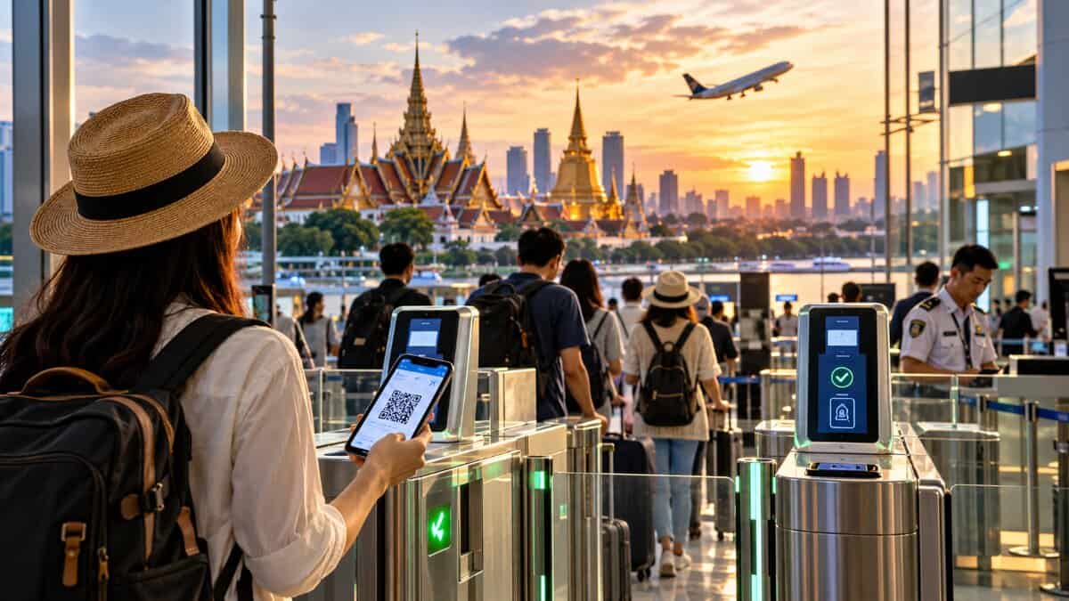 Thailand digital arrival card upgrade and smart airport immigration - travel and tour world Digital immigration