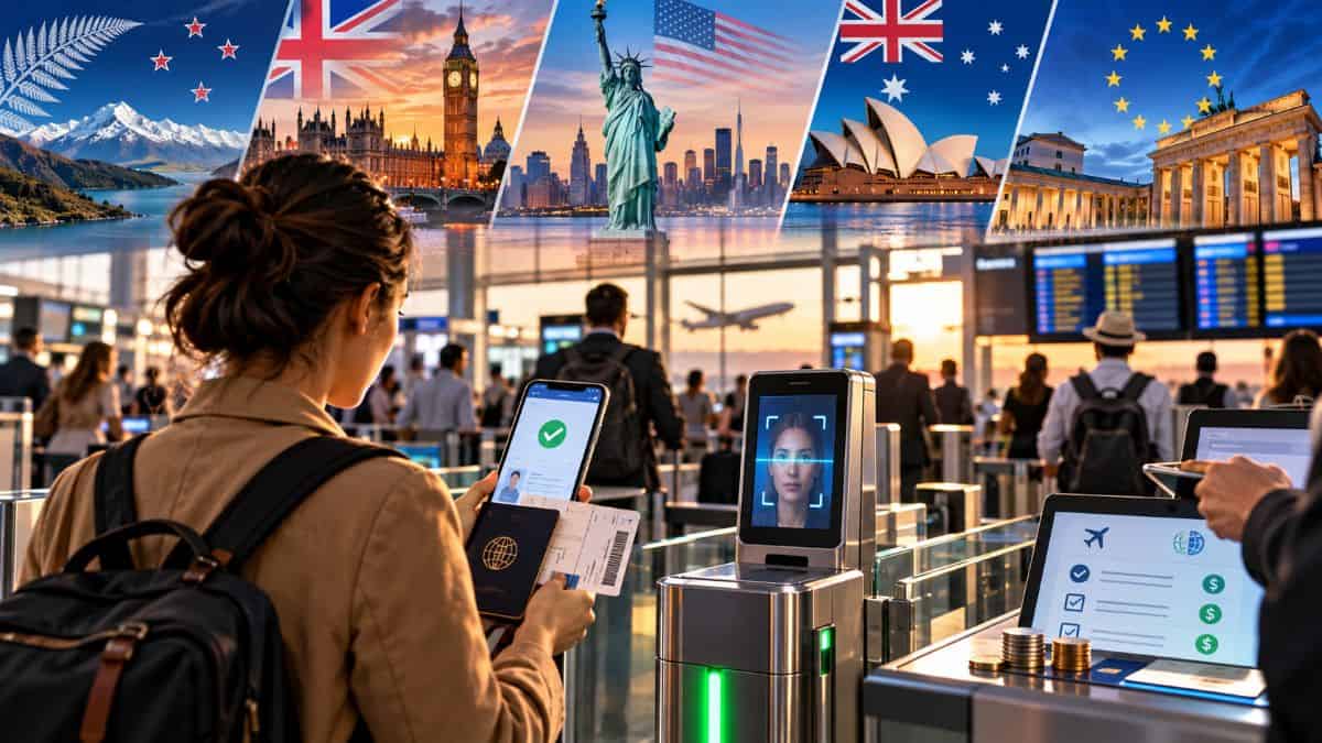 International travellers facing new digital entry fees and border charges before departure