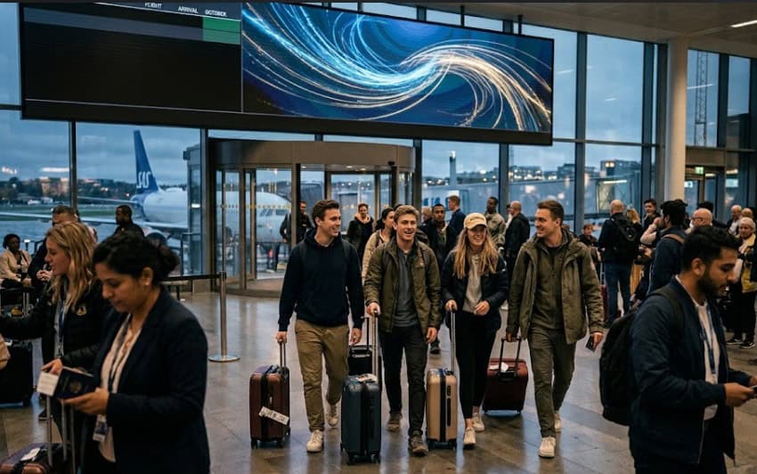 美国机场内的旅客 - 旅行和旅游世界 大规模旅游转变导致斯德哥尔摩航班搜索量激增 99%,美国游客纷纷放弃瑞典热门景点 – 旅游世界