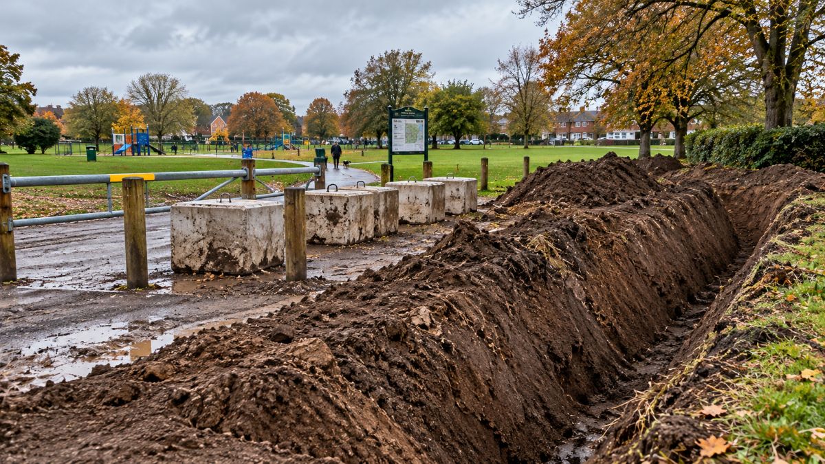 Uk council park barriers and unauthorised encampments - travel and tour world Uk council park barriers and unauthorised encampments