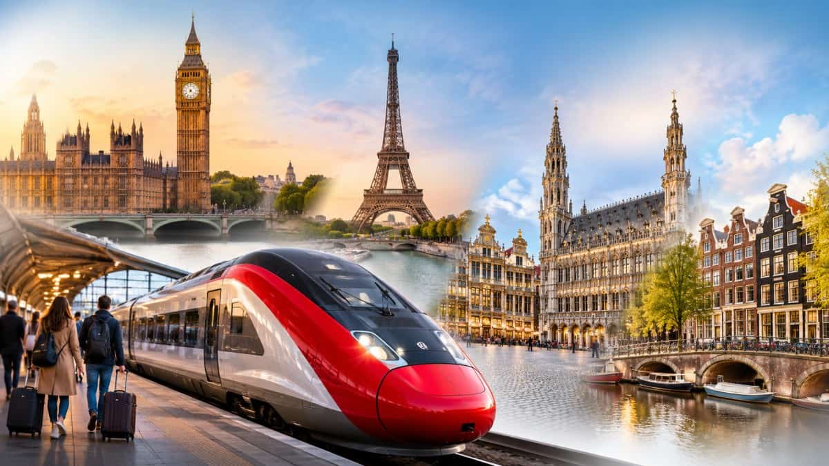 Virgin high-speed european rail expansion - travel and tour world High-speed train connecting european landmarks