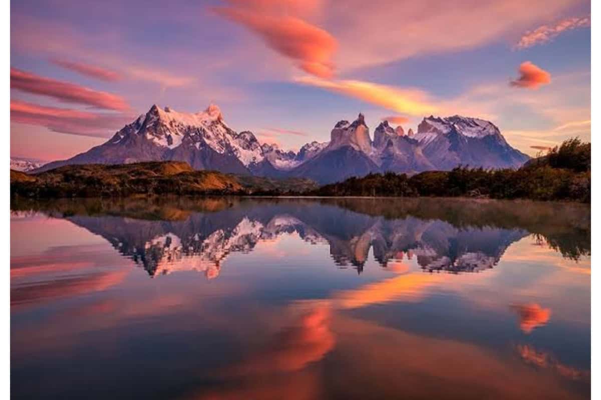 Sunset sky in chile