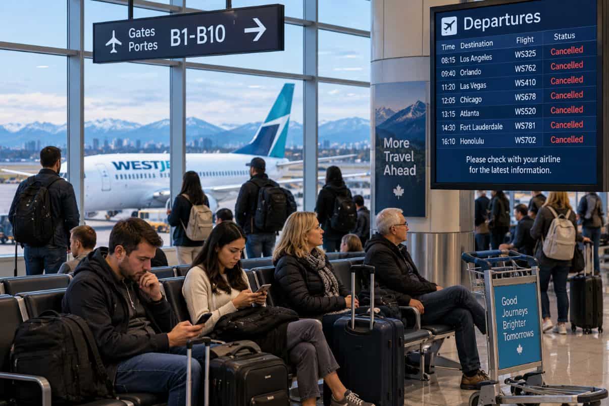 Westjet us route cancellations 2026 cut 10 winter connections, disrupting canada-us holiday travel plans.