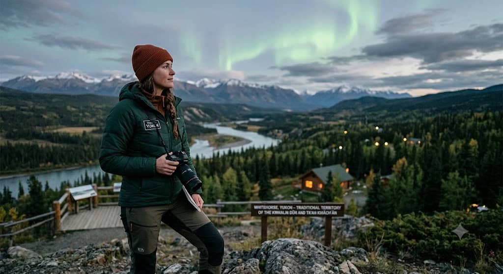 Yukon - travel and tour world Woman staring into wilderness