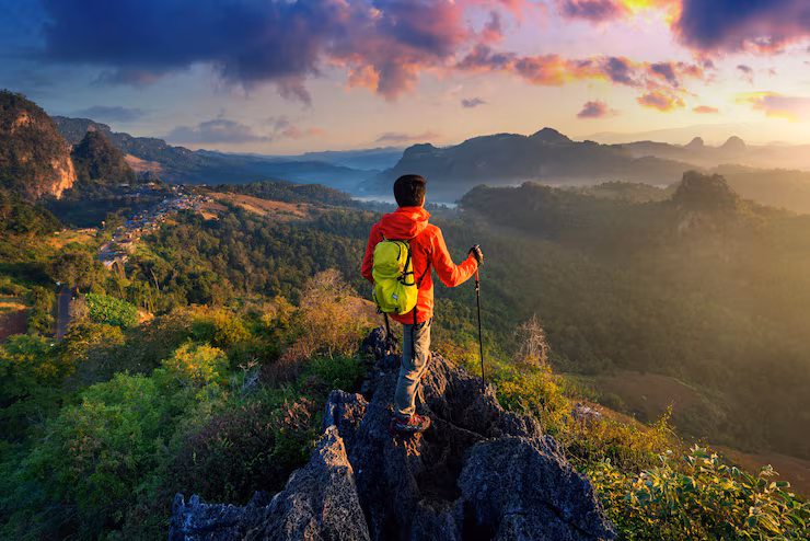 Asia backpacker