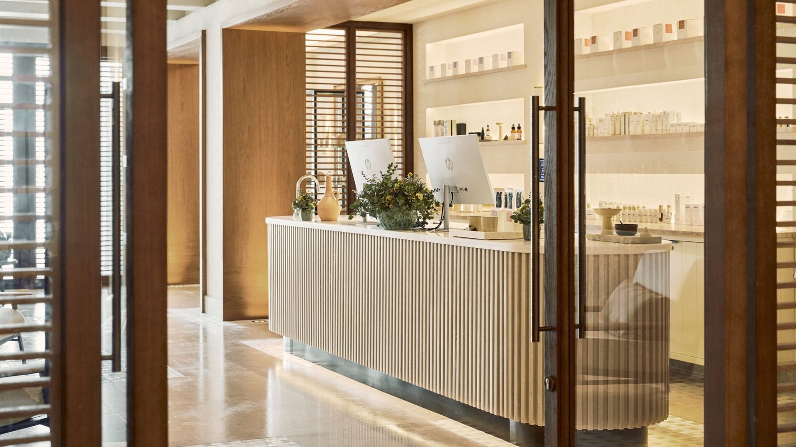Luxury spa reception at Four Seasons Mallorca