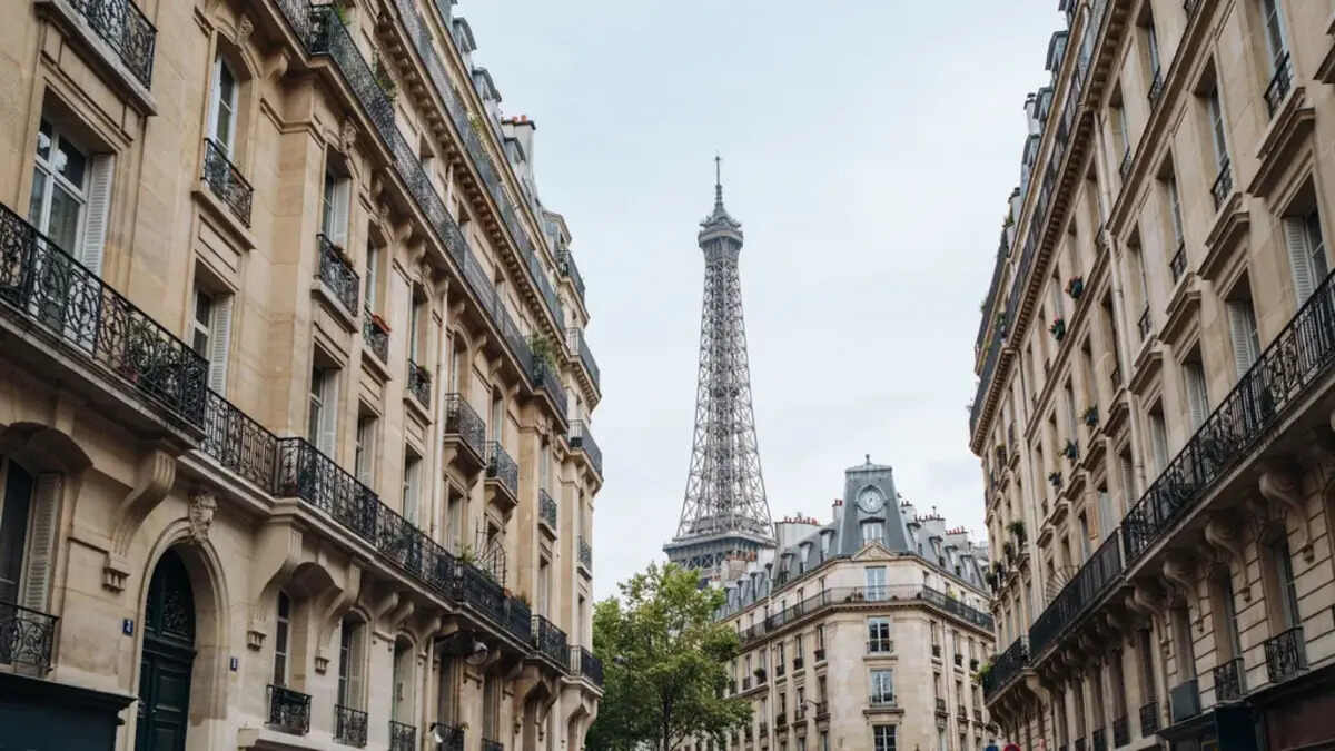 Crowded european city centre facing overtourism and holiday rental pressure.