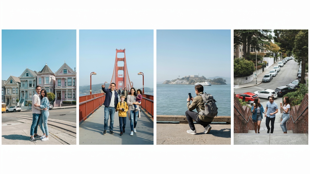 San francisco travel surges as iconic bridges, museums, parks and waterfront attractions draw visitor.