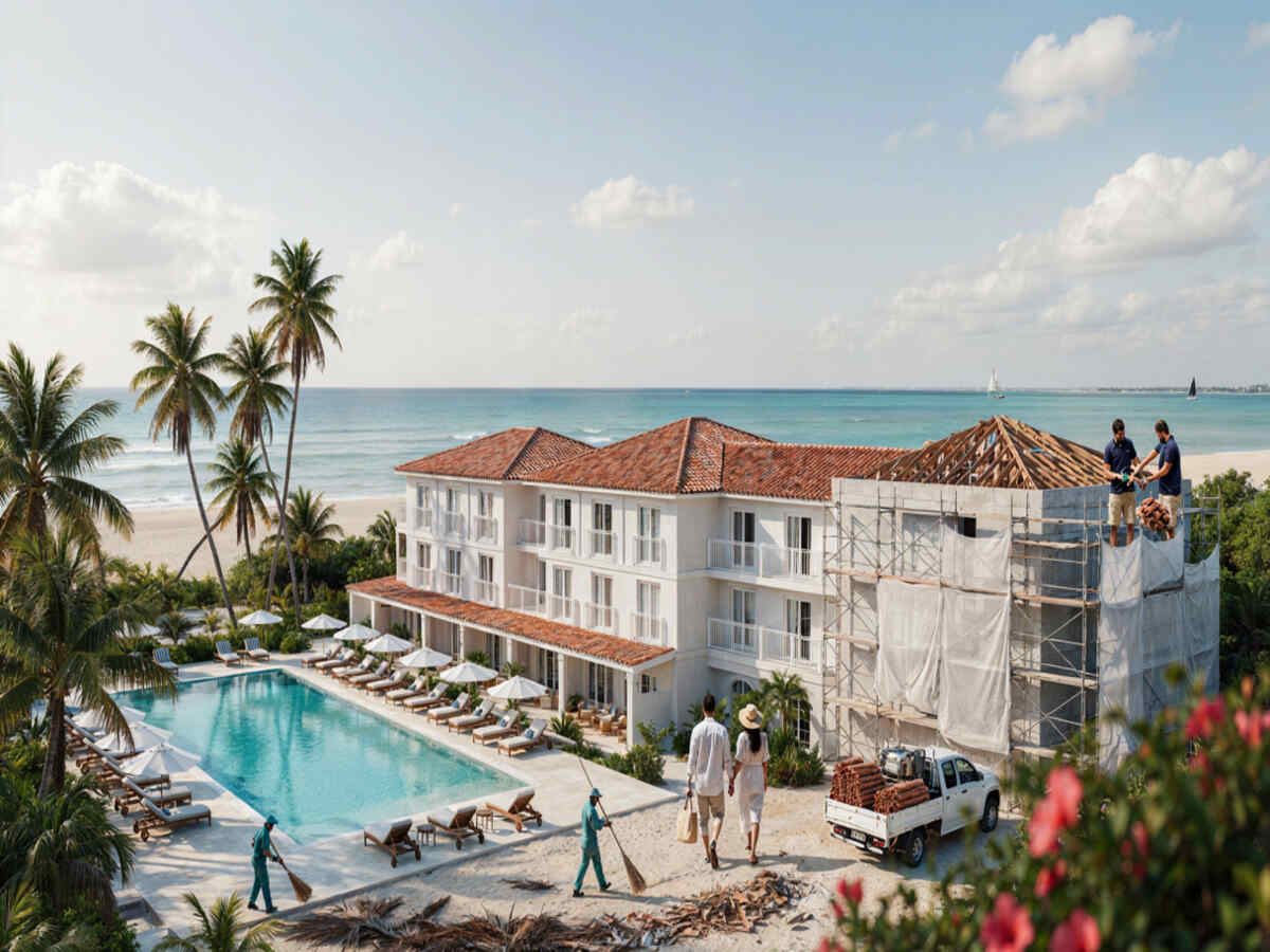 Jamaica hotel capacity recovery after hurricane damage