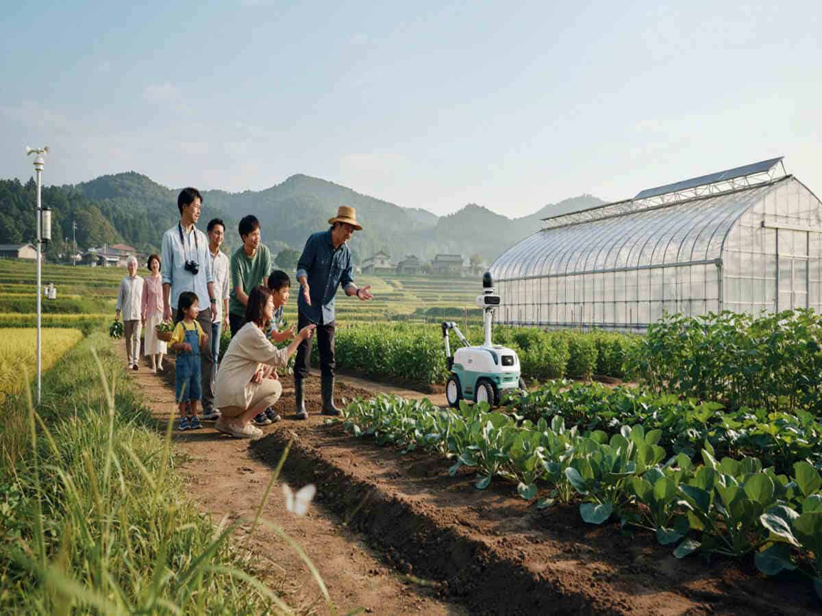 Smart farming agritourism experience